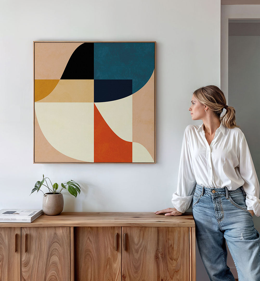 GEOMETRY NEW II , ABSTRACT PAINTINGS