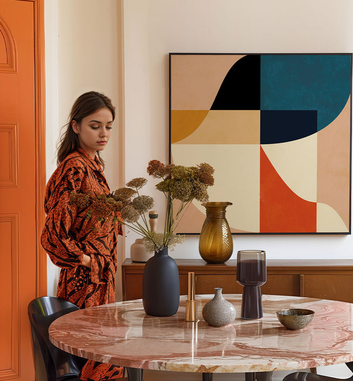GEOMETRY NEW II , ABSTRACT PAINTINGS