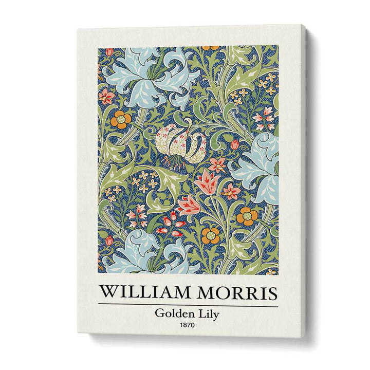 Gilded Elegance William Morris' 'golden Lily' (1870) William Morris's art painting Artwork in Gallery Wrap