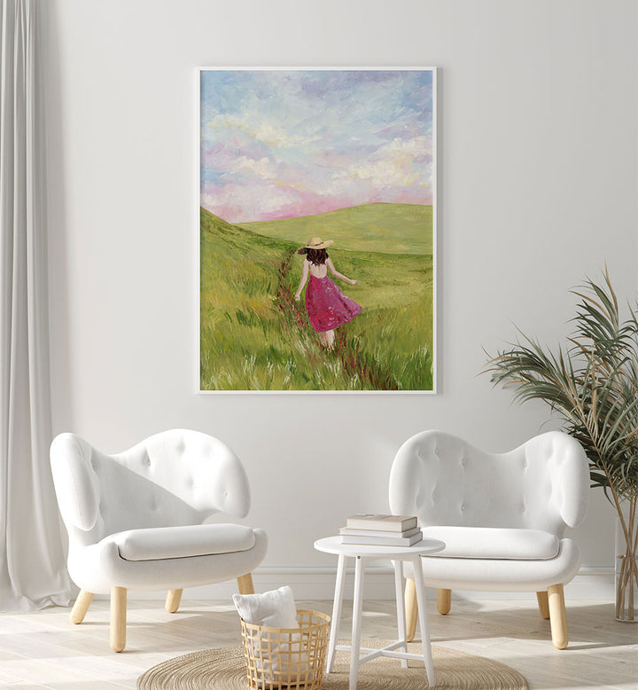 GIRL IN A MEADOW , FASHION POSTERS
