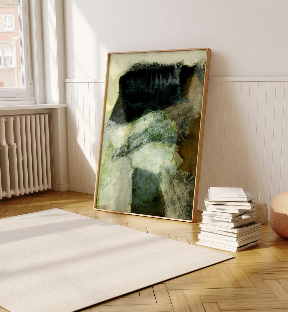 Transform your space with GIUNGLA, ABSTRACT PAINTINGS featuring vibrant colors and modern artistry in a stylish setting.