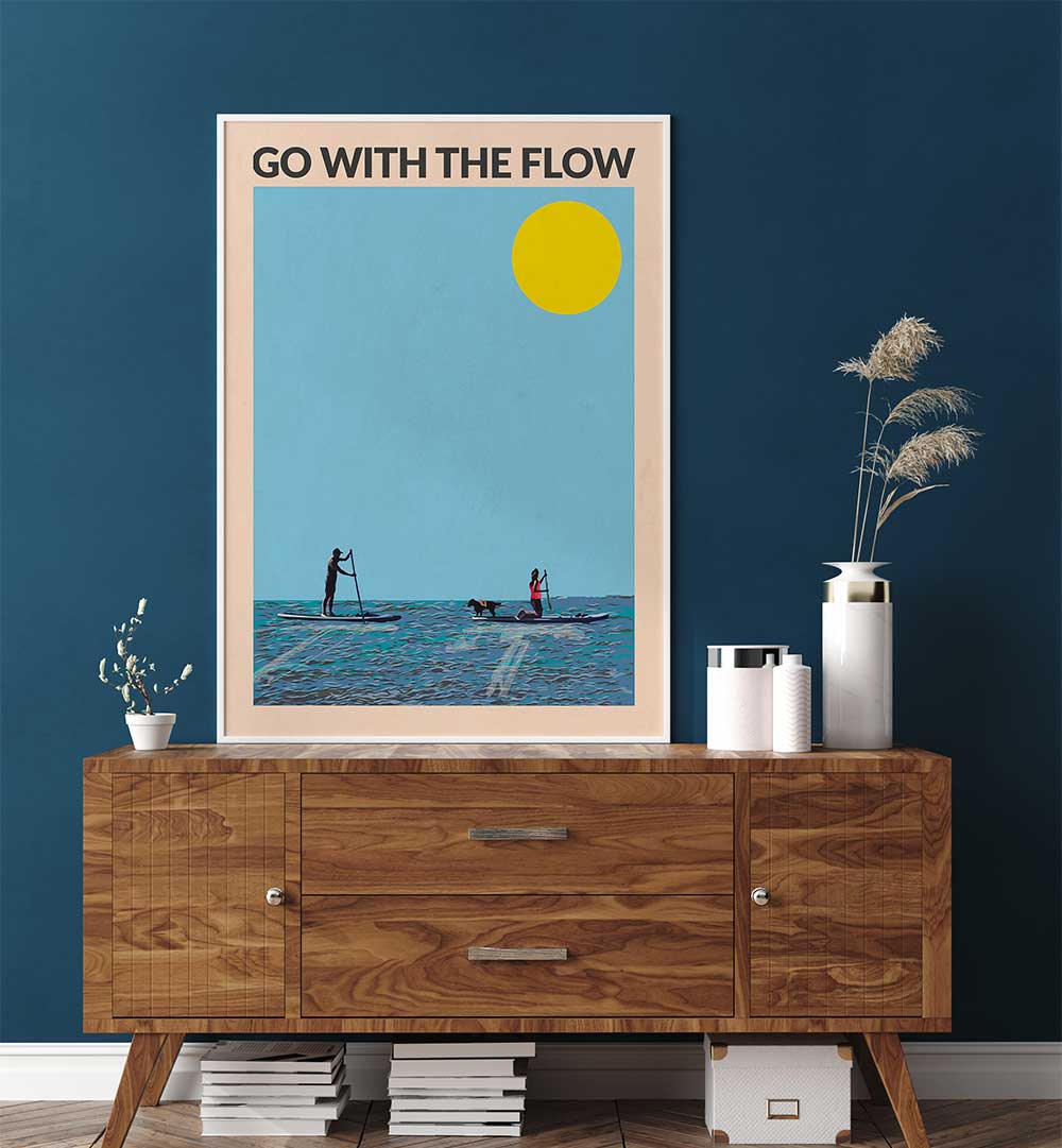 GO WITH THE FLOW , BEACH PAINTINGS