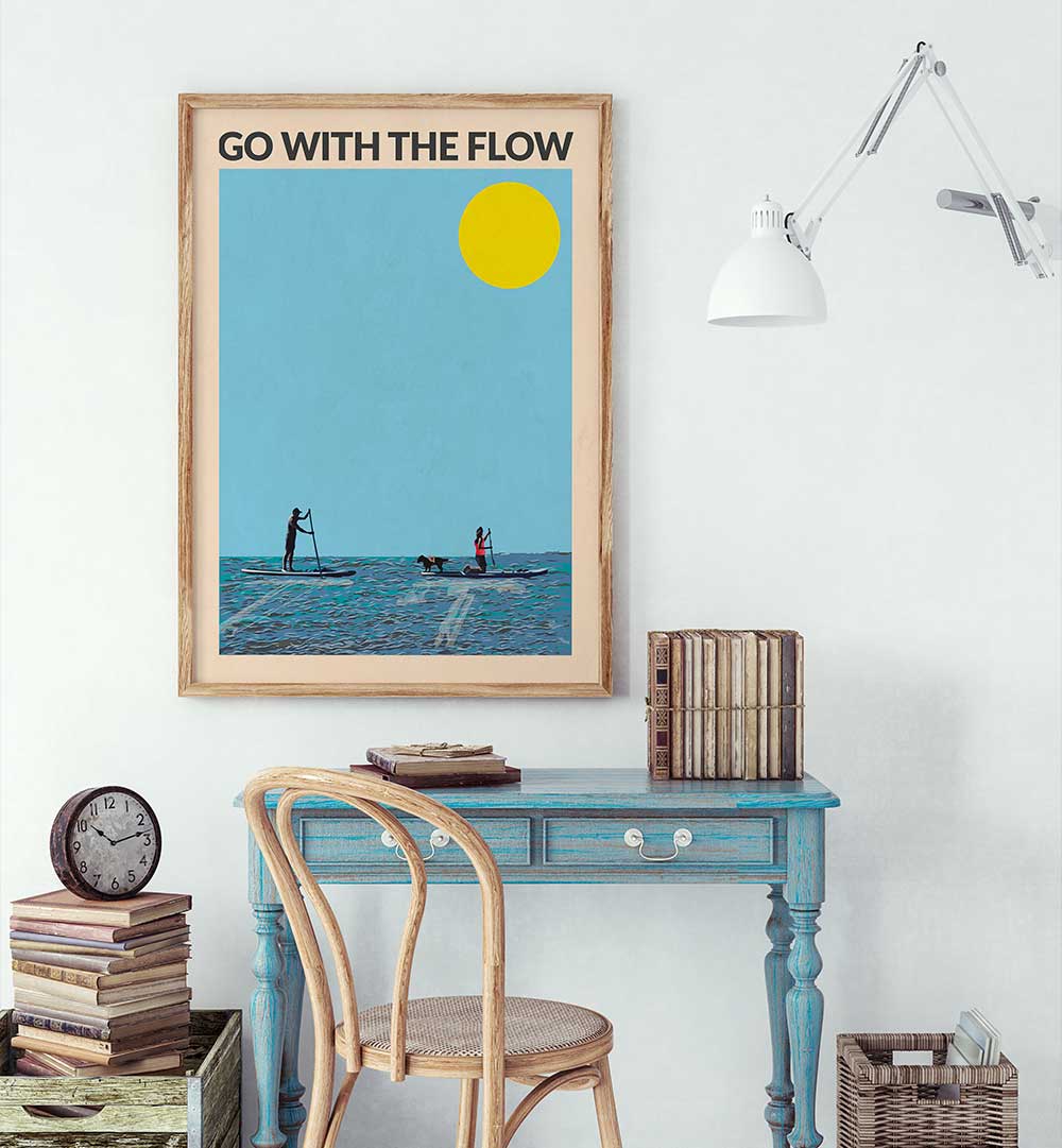 GO WITH THE FLOW , BEACH PAINTINGS