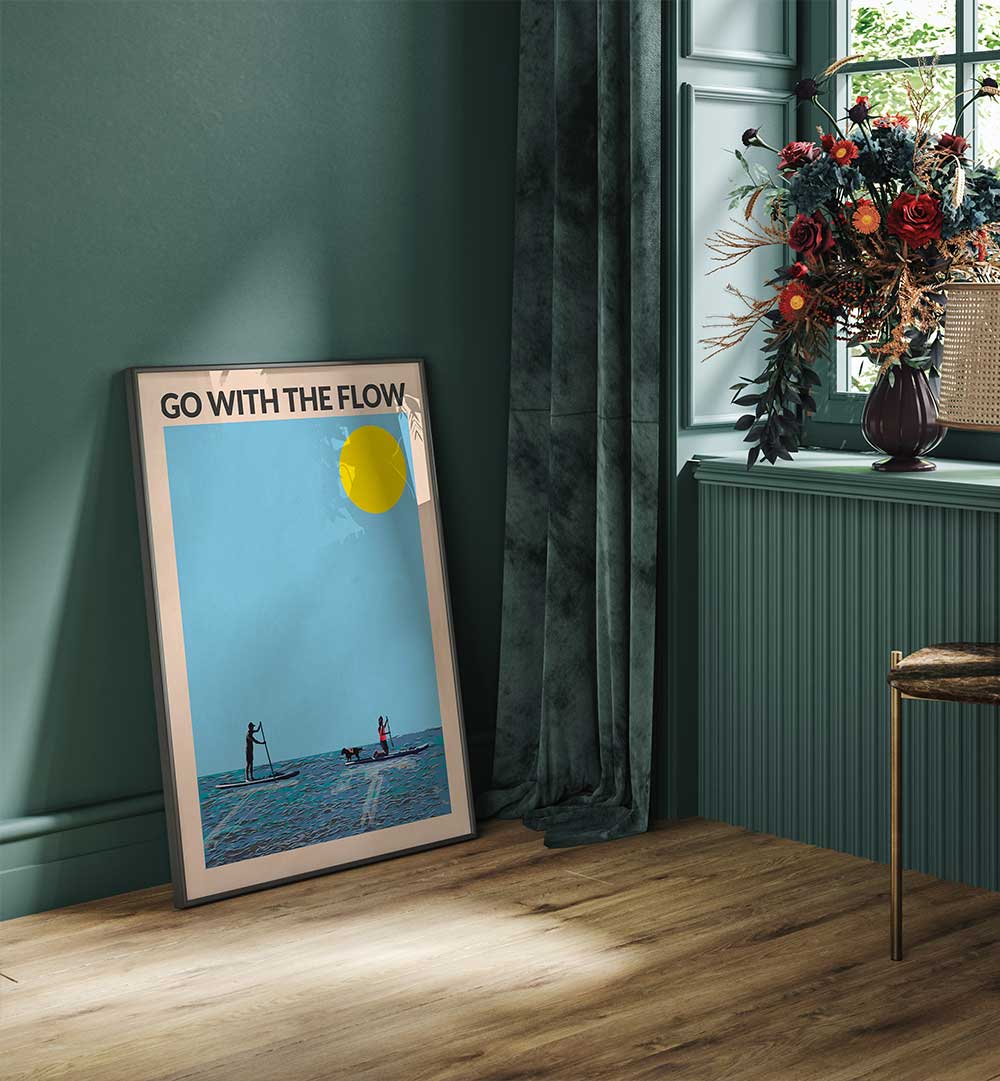 GO WITH THE FLOW , BEACH PAINTINGS