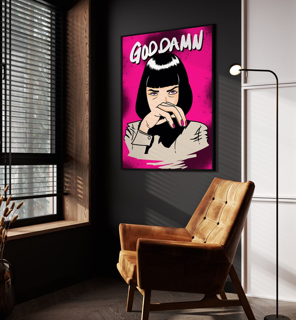 GOD DAMN ! , POP ART PAINTINGS , POP ART PRINTS