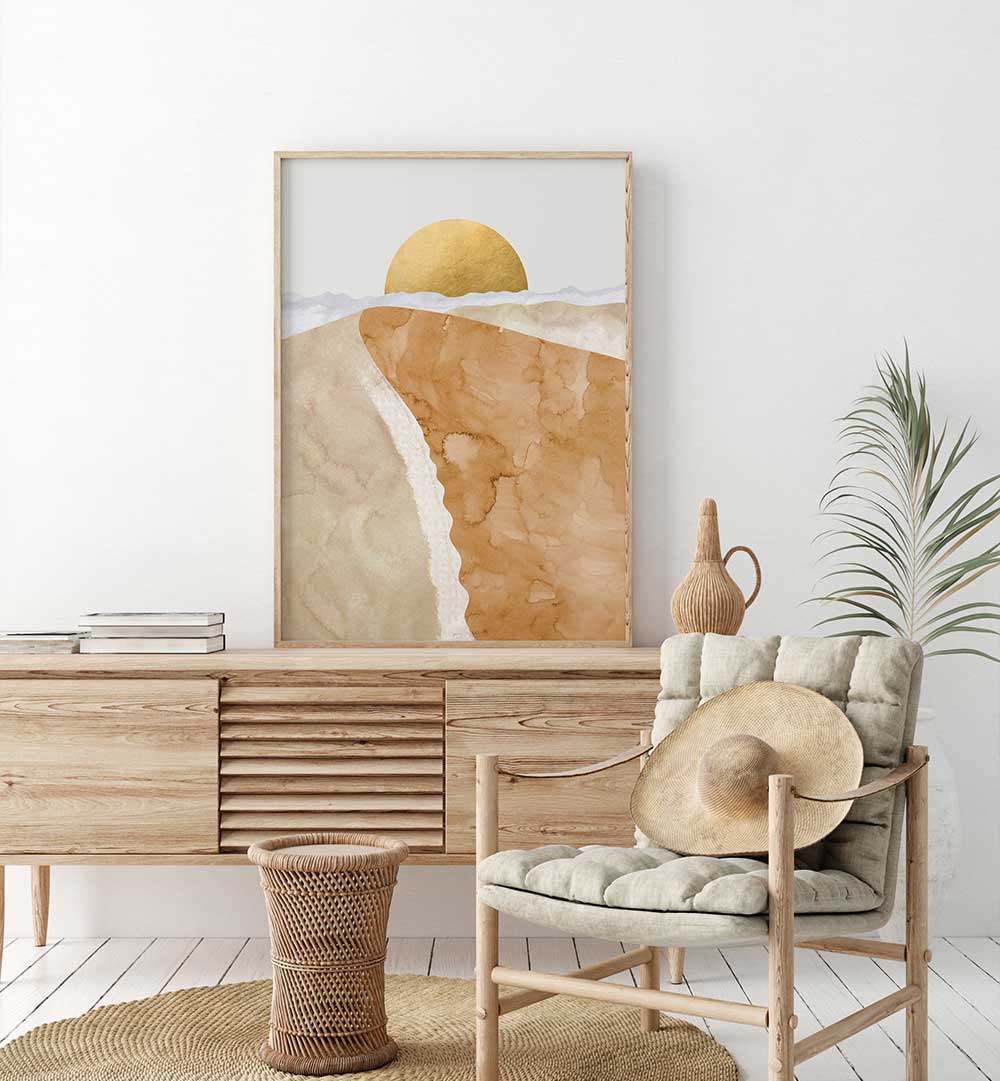 GOLD SAND DUNE , LANDSCAPE PAINTINGS