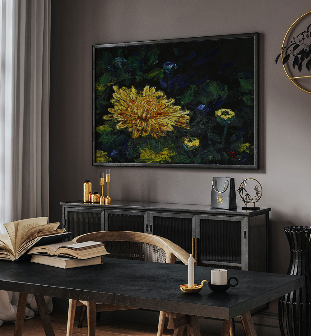 GOLDEN CHRYSANTHEMUM BLOOM