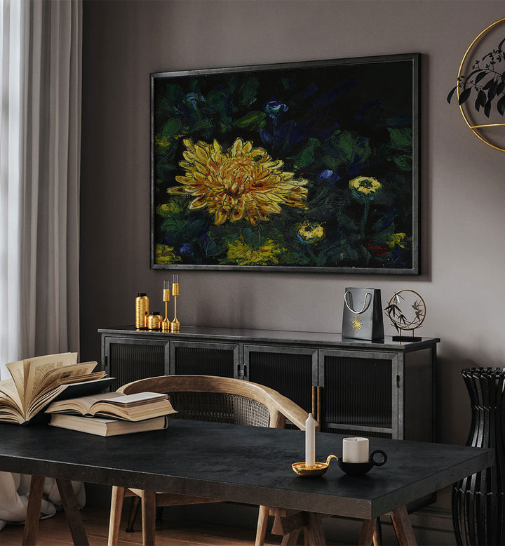 GOLDEN CHRYSANTHEMUM BLOOM