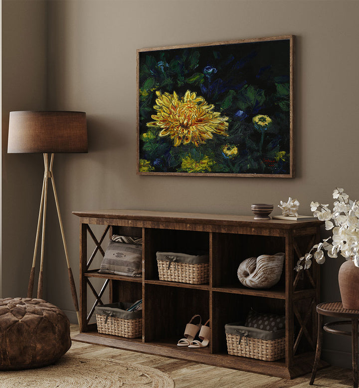 GOLDEN CHRYSANTHEMUM BLOOM