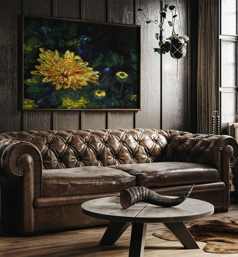 GOLDEN CHRYSANTHEMUM BLOOM