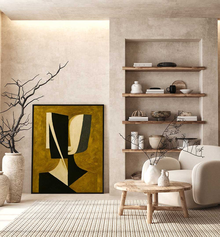 GOLDEN FRAGMENT , EXPRESSIONISM PAINTINGS