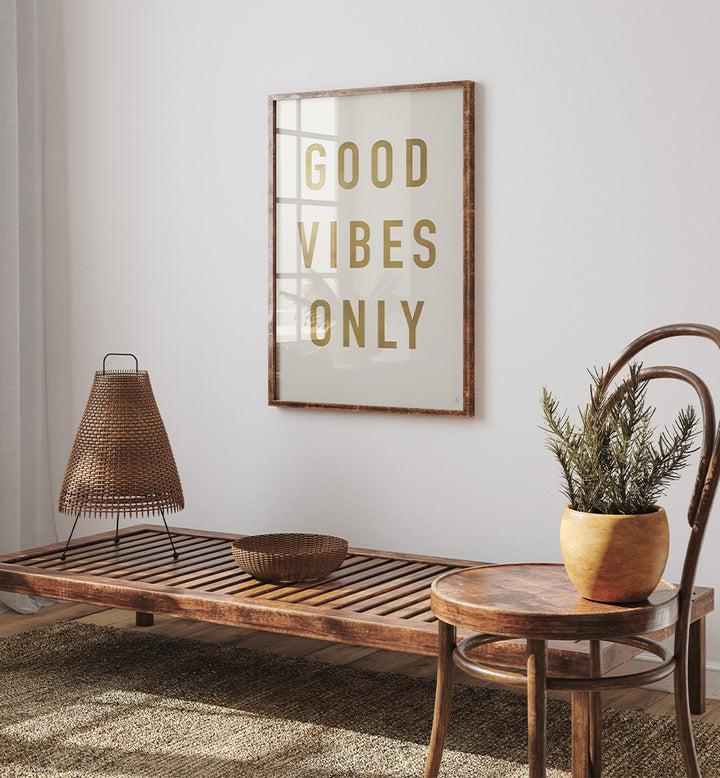 GOLDEN GOOD VIBES ONLY