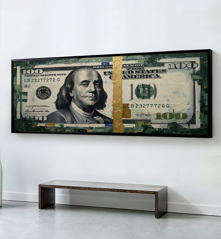 GOLDEN HUNDRED DOLLAR II , PANORAMIC ART