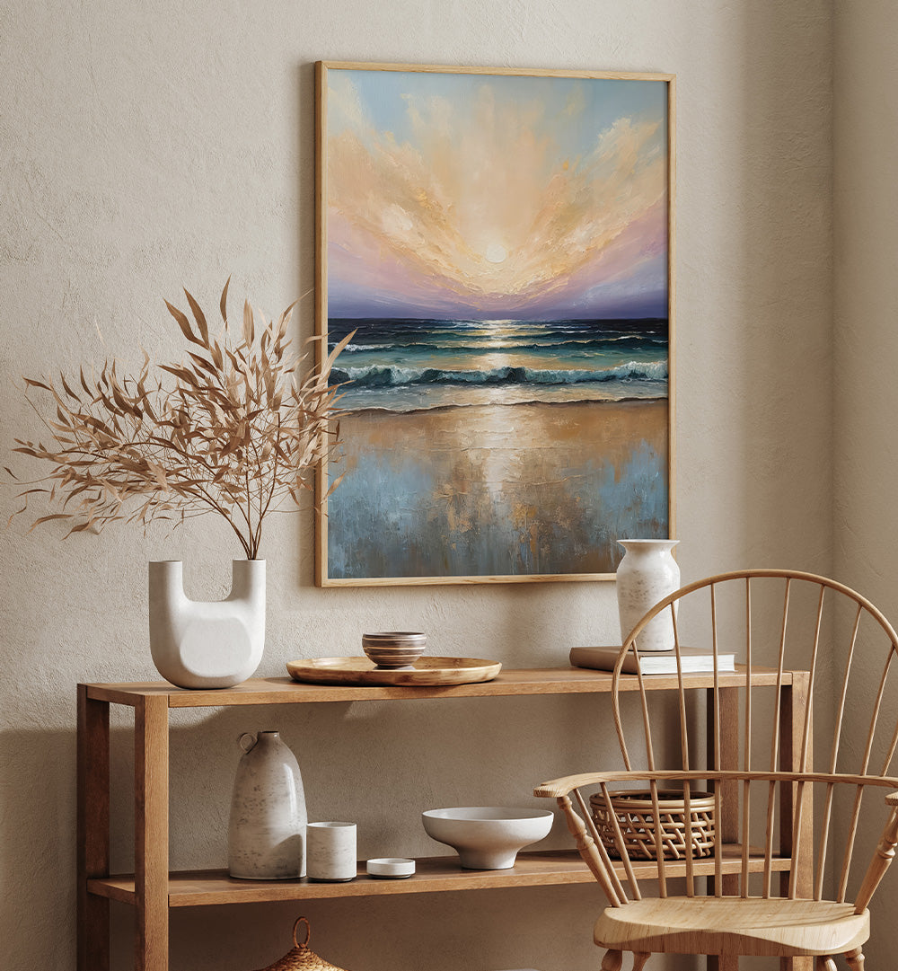 GOLDEN OCEAN SUNSET