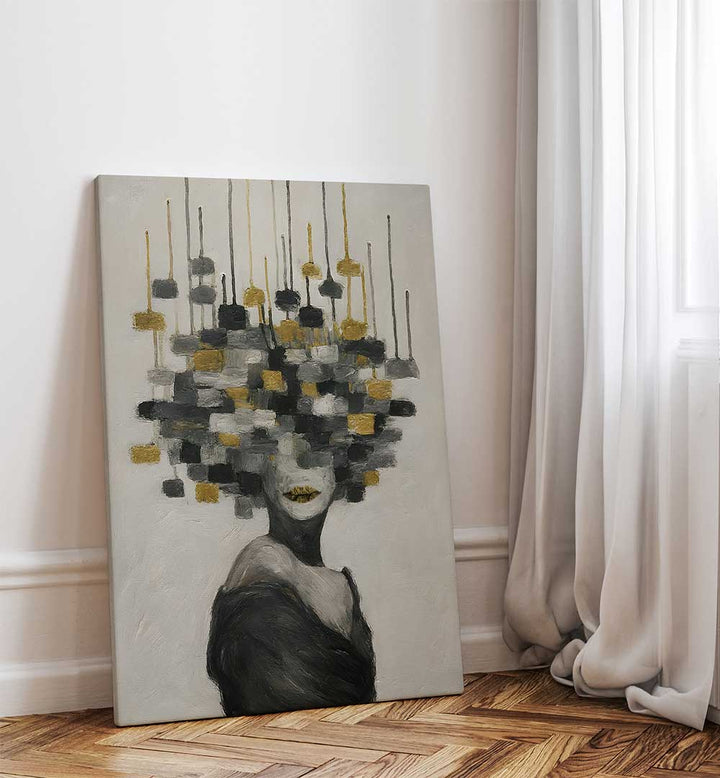 GOLDEN SILENCE , EXPRESSIONISM PAINTINGS