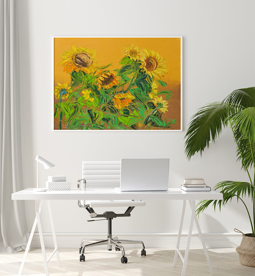 GOLDEN SUNFLOWERS V
