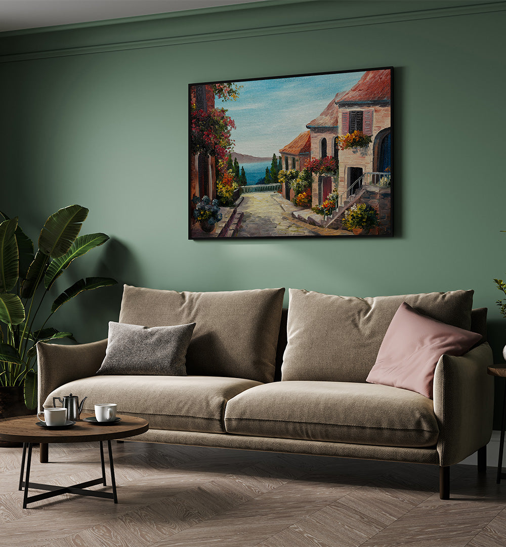 GOLDEN HOUR REMNANTS , VINTAGE EUROPEAN PAINTINGS