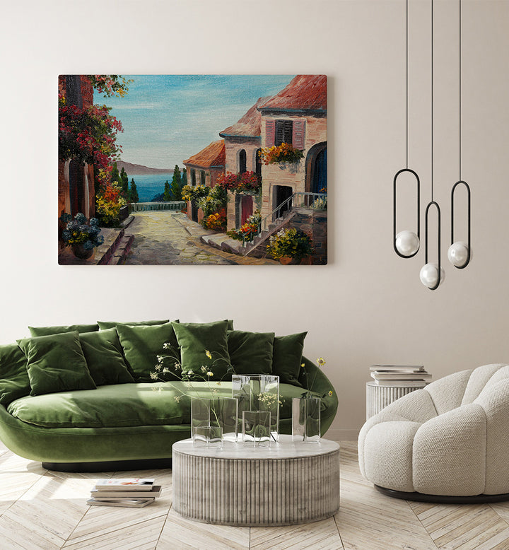 GOLDEN HOUR REMNANTS , VINTAGE EUROPEAN PAINTINGS