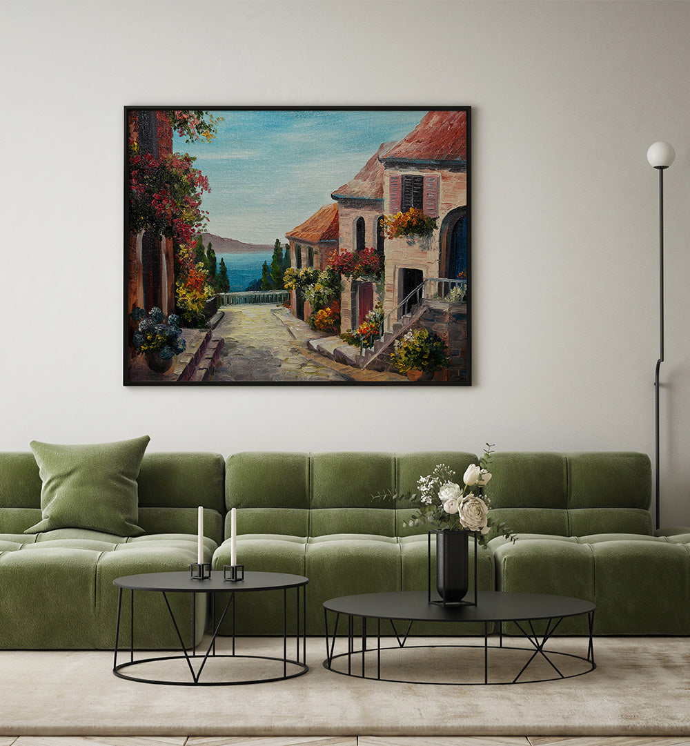 GOLDEN HOUR REMNANTS , VINTAGE EUROPEAN PAINTINGS