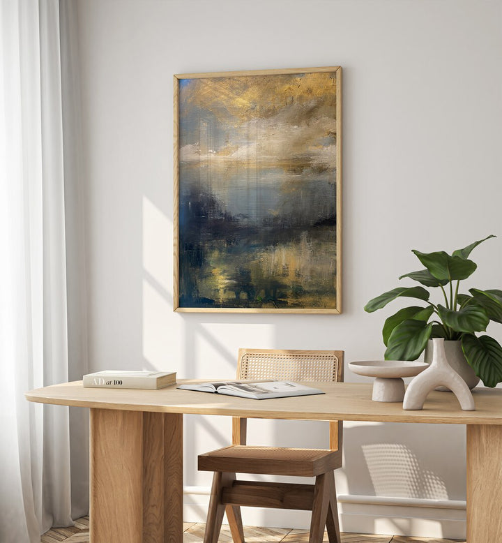 Transform your space with GOLDEN MORNING, LANDSCAPE PAINTINGS that evoke tranquility and serenity in home décor.