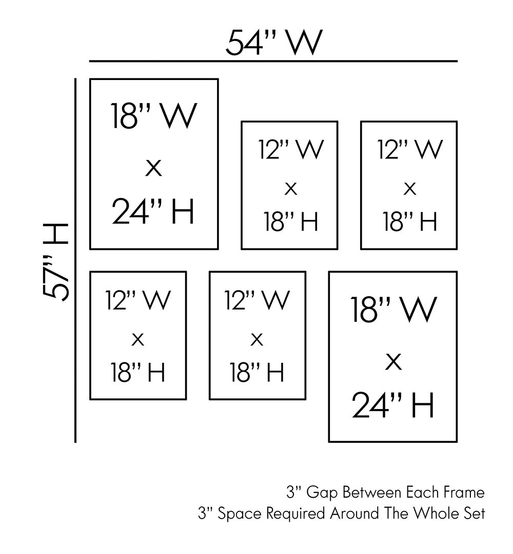 GOLDEN FORMS GALLERY WALL , GALLERY WALLS & SETS