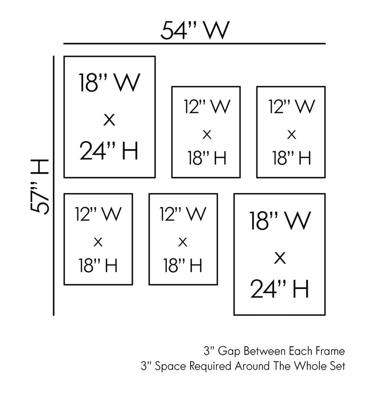 GOLDEN FORMS GALLERY WALL , GALLERY WALLS & SETS