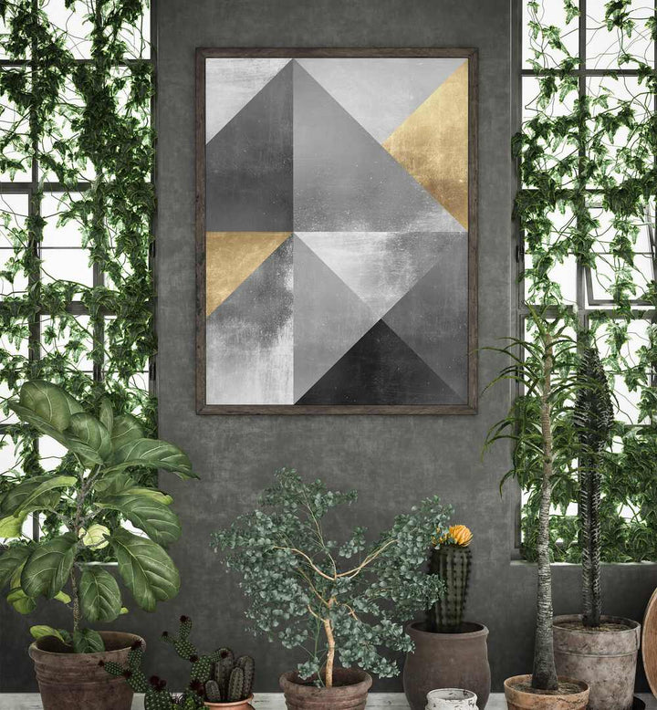 GOLD  TEXTURES II , GEOMETRIC ART PRINTS