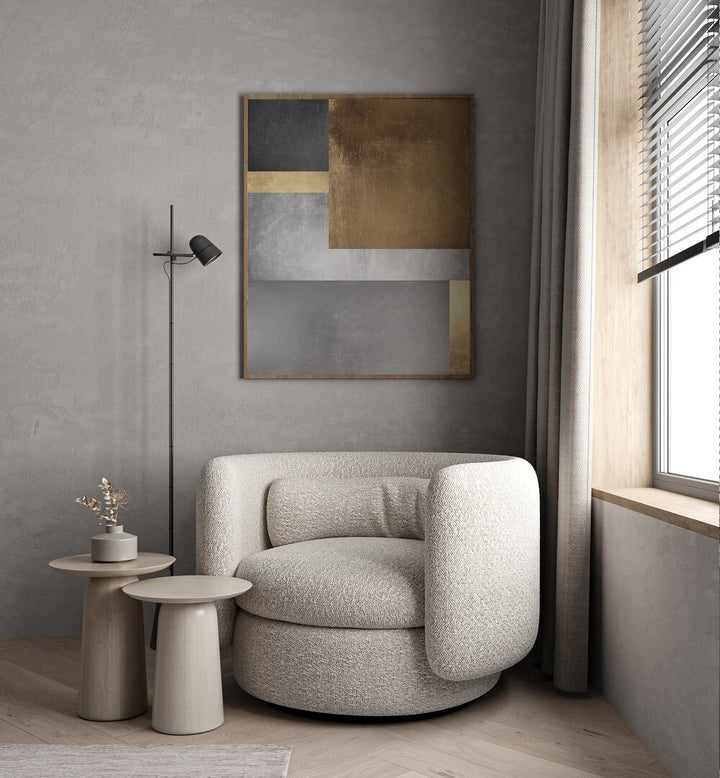 GOLD TEXTURES III , GEOMETRIC ART PRINTS