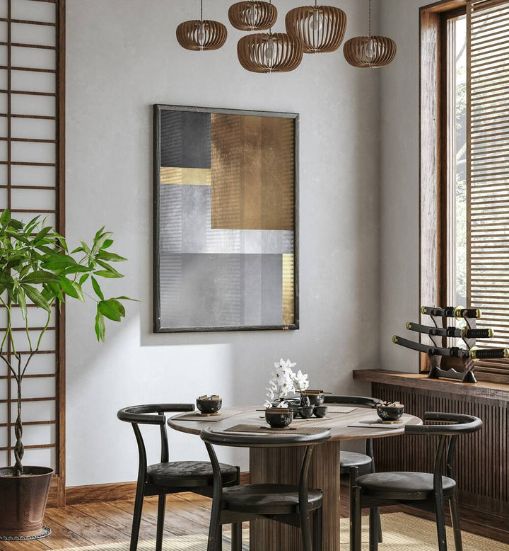 GOLD TEXTURES III , GEOMETRIC ART PRINTS