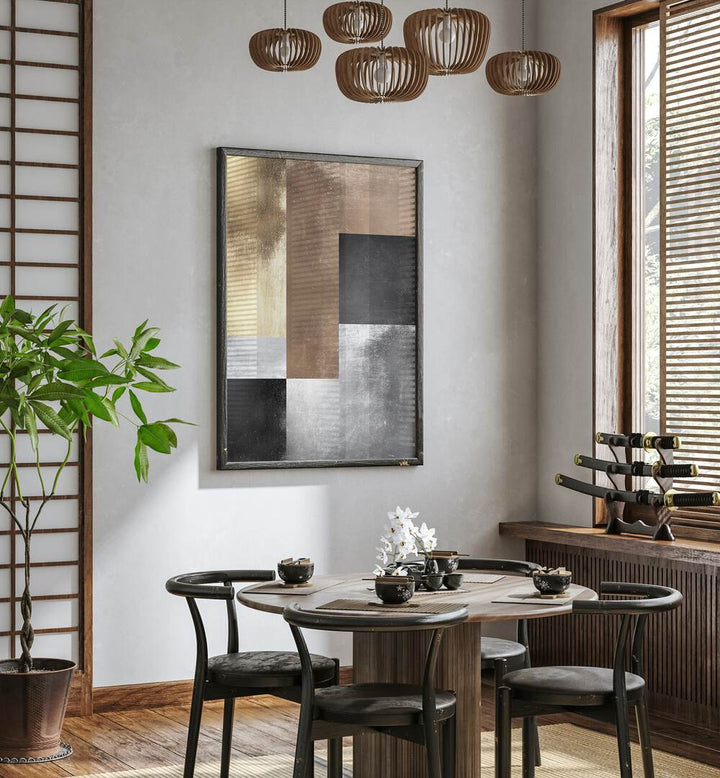 GOLD TEXTURES IV , GEOMETRIC ART PRINTS