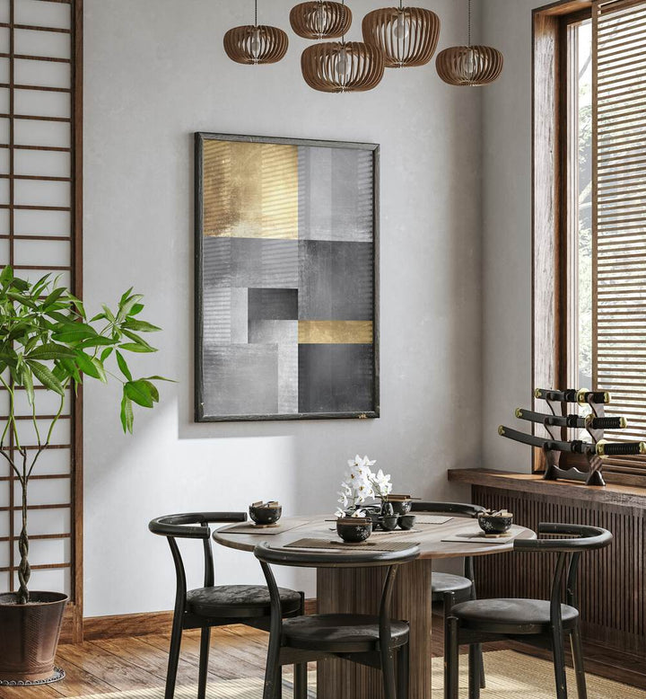 GOLD TEXTURES V , GEOMETRIC ART PRINTS