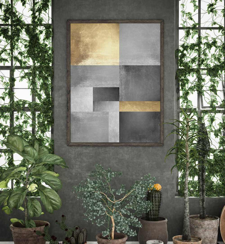 GOLD TEXTURES V , GEOMETRIC ART PRINTS