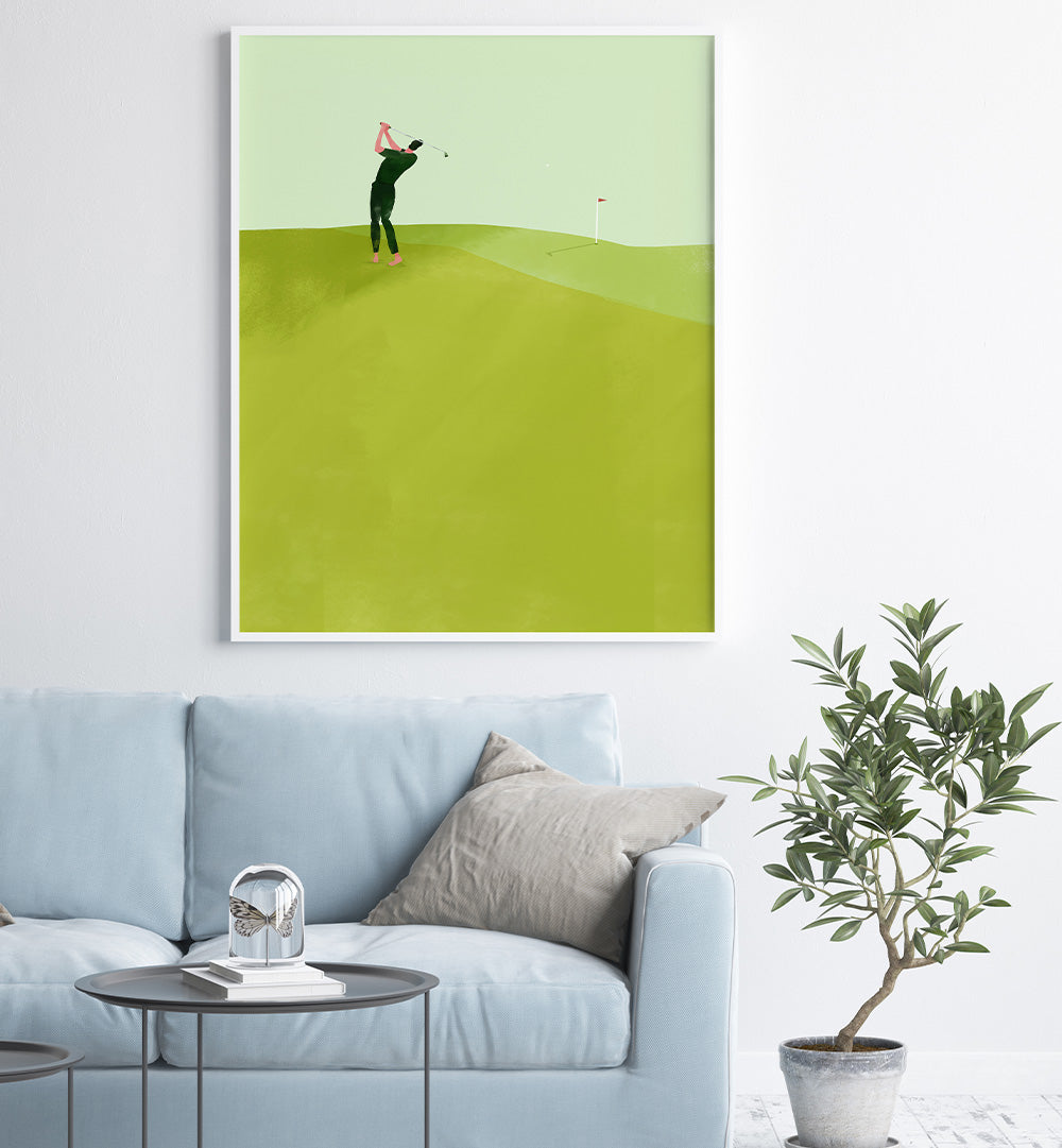 GOLFER'S GREEN SWING