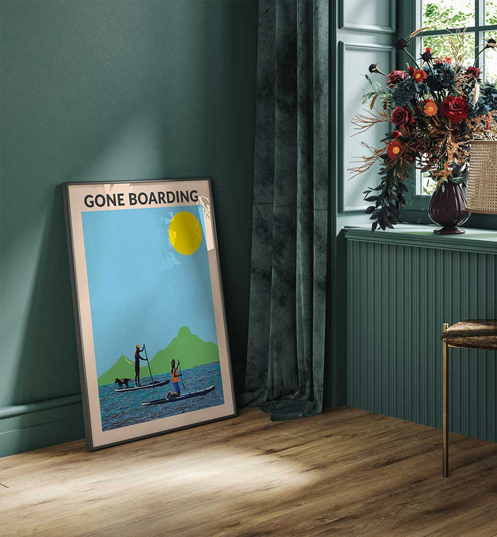 GONE BOARDING , BEACH PAINTINGS