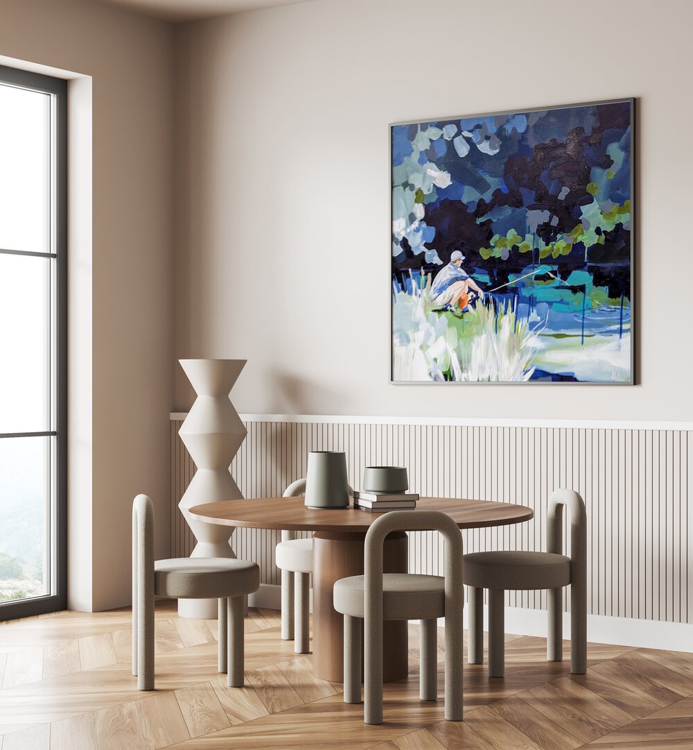 Tranquil GONE FISHIN, BEACH PAINTINGS enhance your space with coastal beauty and serenity. Perfect for beach lovers.