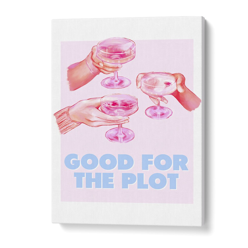 Good For The Plot Fashion Art Artwork in Gallery Wrap
