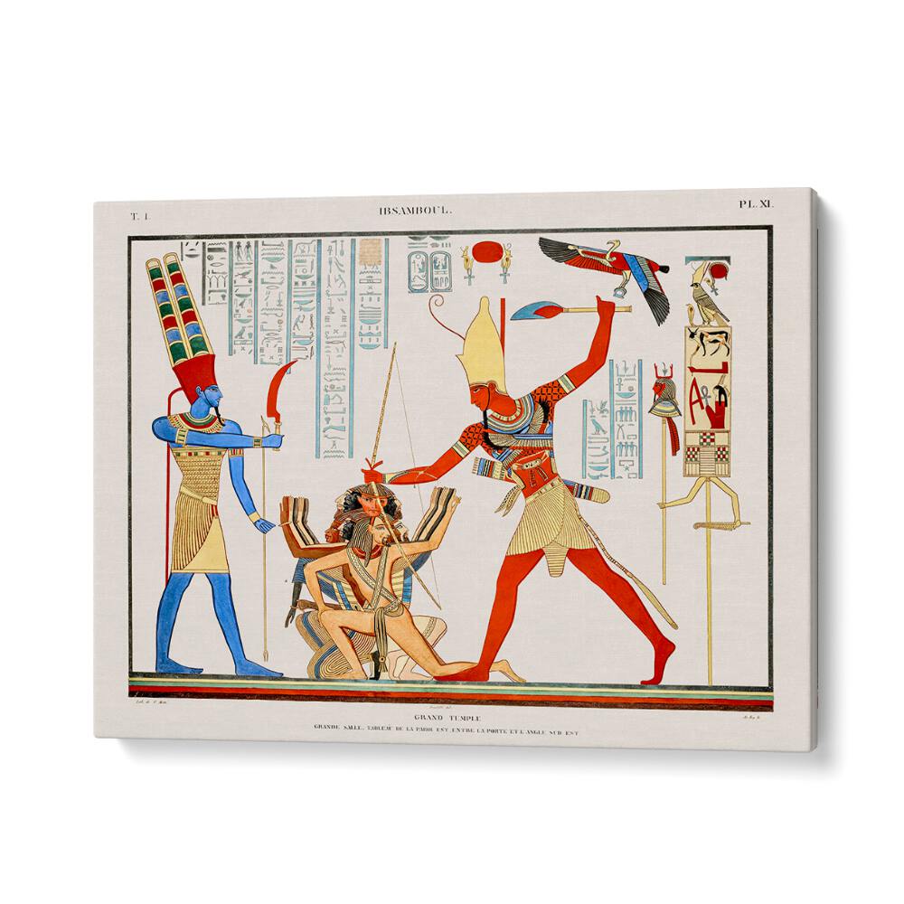 Grand Temple Egyptian Art Painting Artwork in Gallery Wrap
