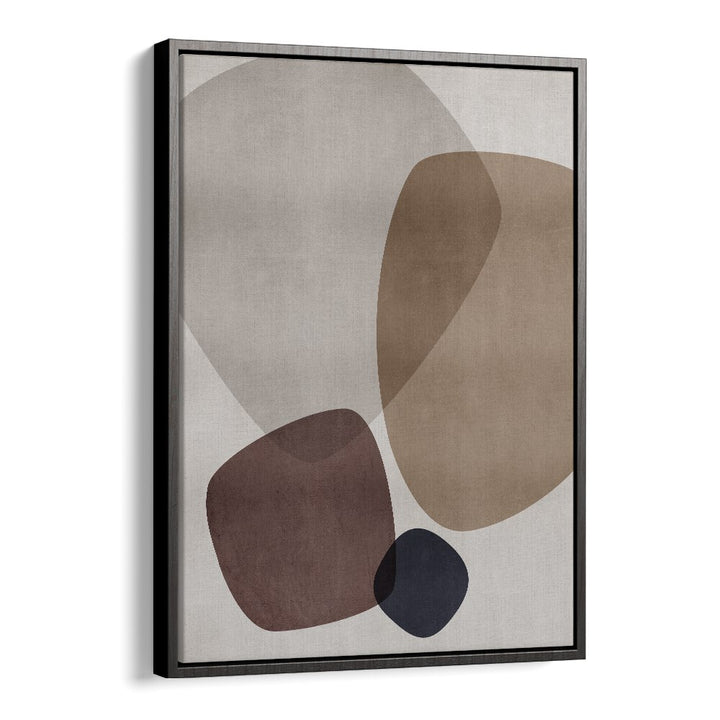 Graphic Dunes By Mareike Bohmer Abstract Art Artwork in Black Floater Frame
