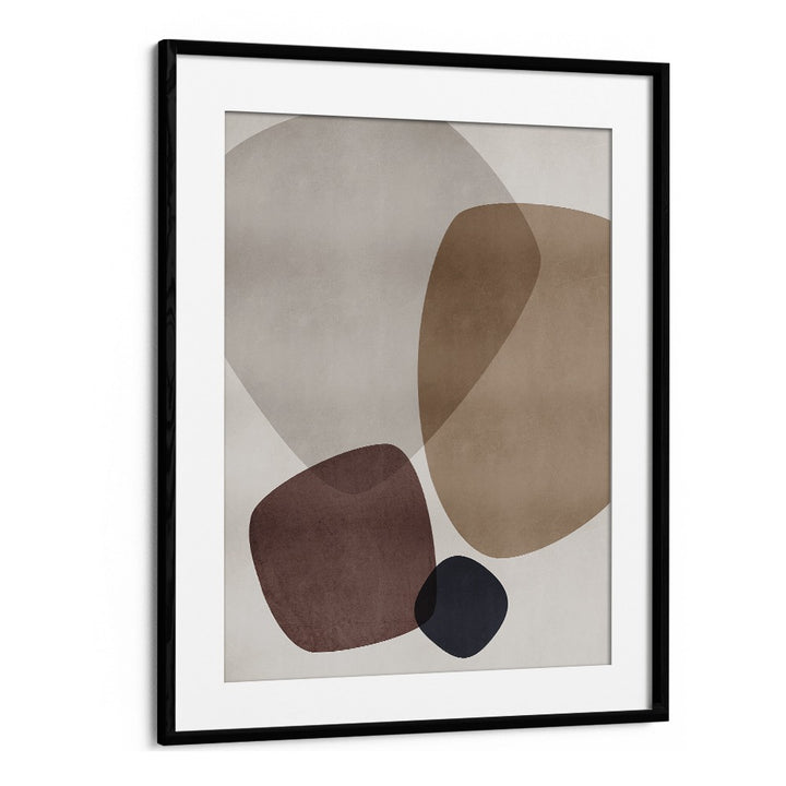 Graphic Dunes By Mareike Bohmer Abstract Art Artwork in Black Frame With Mount
