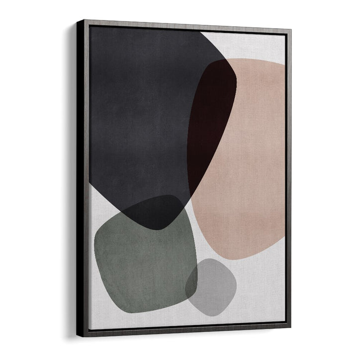 Graphic Dunes II By Mareike Bohmer Abstract Art Artwork in Black Floater Frame
