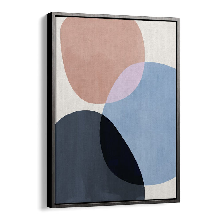 Graphic Fusion By Mareike Bohmer Abstract Art Artwork in Black Floater Frame
