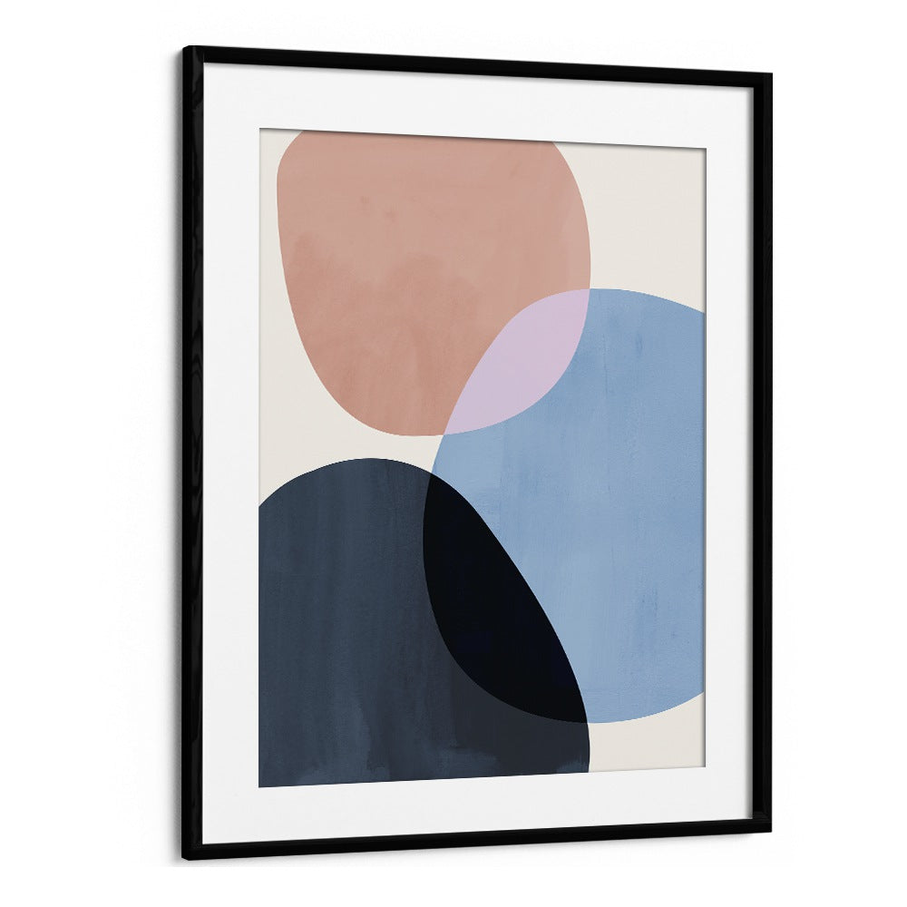 Graphic Fusion By Mareike Bohmer Abstract Art Artwork in Black Frame With Mount
