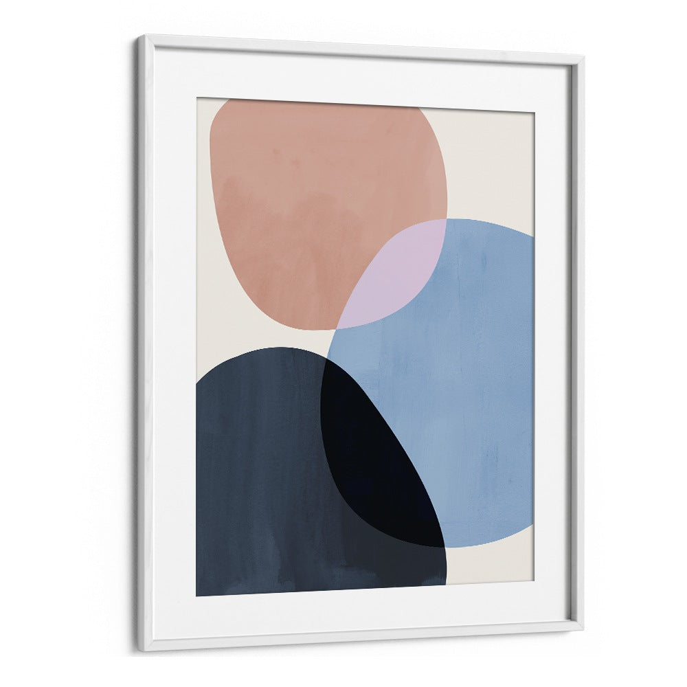 Graphic Fusion By Mareike Bohmer Abstract Art Artwork in White Frame With Mount