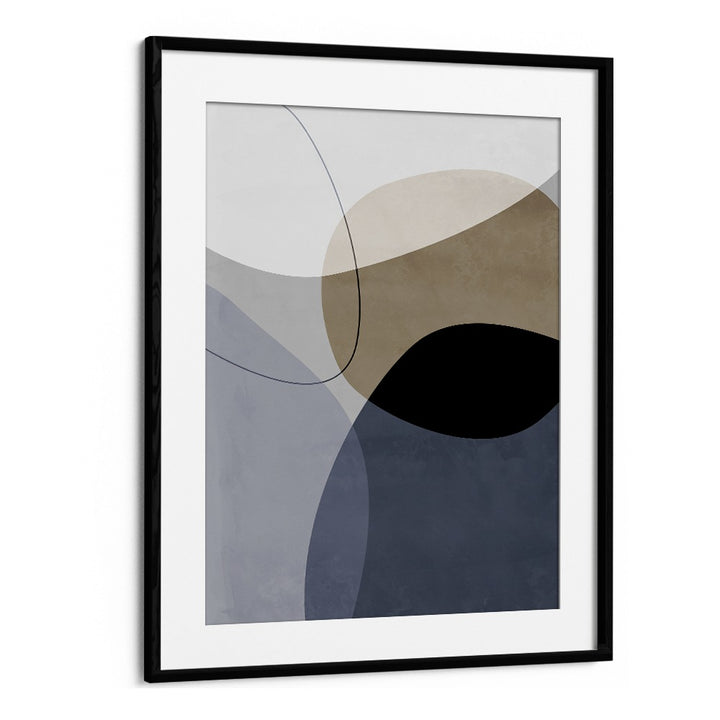 Graphic Mirage By Mareike Bohmer Abstract Art Artwork in Black Frame With Mount
