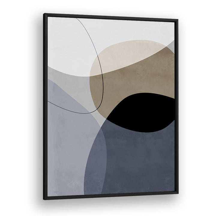 Graphic Mirage By Mareike Bohmer Abstract art Artwork in Black Plain Frame
