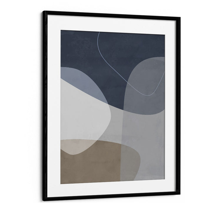 Graphic Reflections By Mareike Bohmer Abstract Art Artwork in Black Frame With Mount
