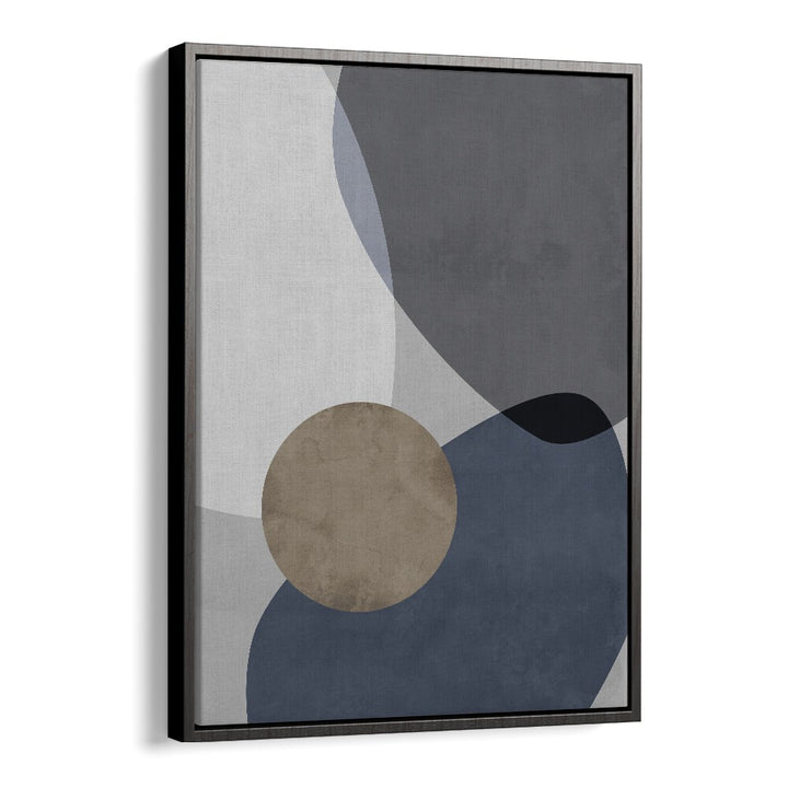 Graphic Reflections II By Mareike Bohmer Abstract Art Artwork in Black Floater Frame
