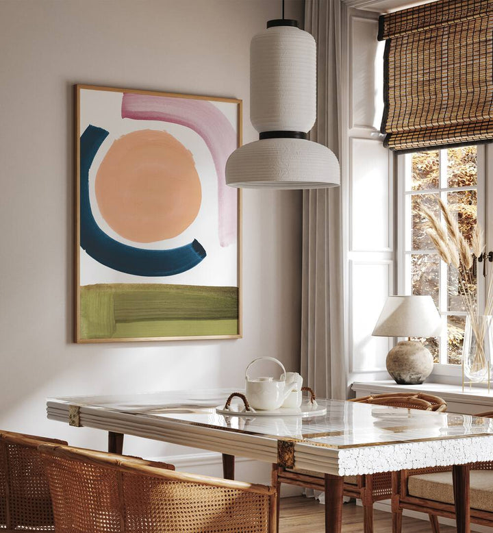 Stylish GRAVITY Abstract Paintings enhance modern spaces with vibrant colors and captivating shapes. Perfect for home decor.