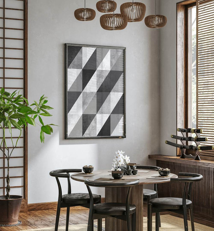 GRAY TEXTURES I , GEOMETRIC ART PRINTS