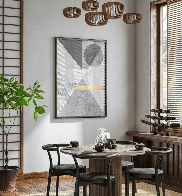 GRAY TEXTURES II , GEOMETRIC ART PRINTS